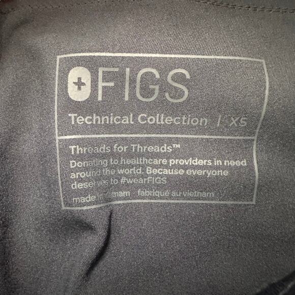 FIGS Women's XS Pride Gray Scrub Pants Elastic Waist Comfort Health Care - Picture 9 of 10